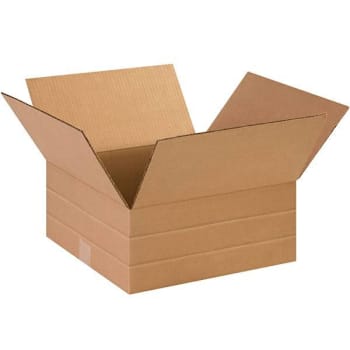 Box Partners Multi-Depth Corrugated Boxes 14"X14"X6" Kraft Package Of 25