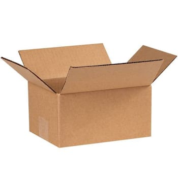 Box Partners Corrugated Boxes 8"X6"X4" Kraft Package Of 25