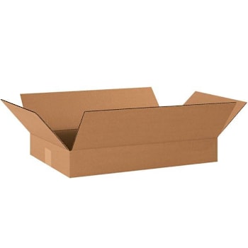 Image for Box Partners Flat Corrugated Boxes 20"X12"X3" Kraft Package Of 25 from HD Supply