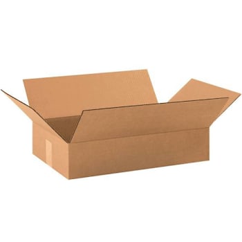 Image for Box Partners Flat Corrugated Boxes 19"X12"X4" Kraft Package Of 25 from HD Supply
