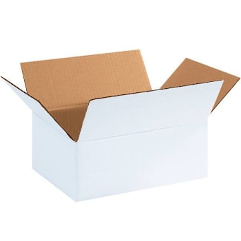 Image for Box Partners Corrugated Boxes 11 3/4"X8 3/4"X4 3/4" White Package Of 25 from HD Supply