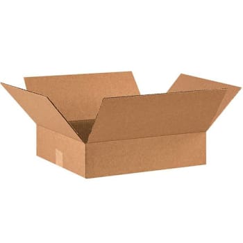 Image for Box Partners Flat Corrugated Boxes 16"X14"X4" Kraft Package Of 25 from HD Supply