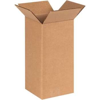 Image for Box Partners Tall Corrugated Boxes 6"X6"X12" Kraft Package Of 25 from HD Supply