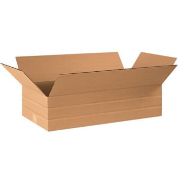 Box Partners Multi-Depth Corrugated Boxes 24"X12"X6" Kraft Package Of 20