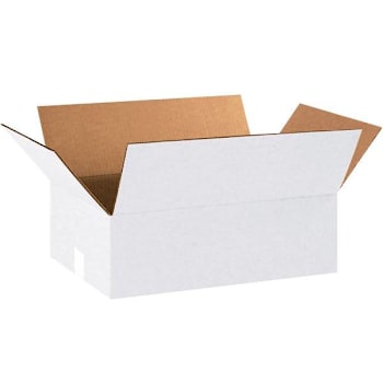 Box Partners Corrugated Boxes 18"X12"X6" White Package Of 25