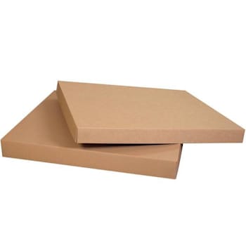 Box Partners Gaylord Lid 49 1/2"X41 1/2"X5" Kraft Package Of 5