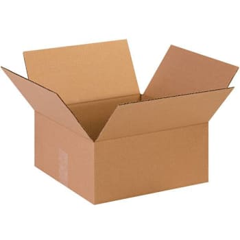 Box Partners Flat Corrugated Boxes 13"X13"X6" Kraft Package Of 25