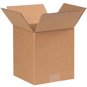 Box Partners Corrugated Boxes 4"X4"X5" Kraft Package Of 25