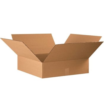 Image for Box Partners Flat Corrugated Boxes 18"X18"X5" Kraft Package Of 25 from HD Supply