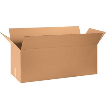 Box Partners Long Corrugated Boxes 32"X12"X12" Kraft Package Of 20