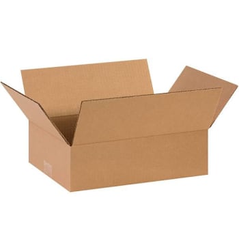 Image for Box Partners Flat Corrugated Boxes 14"X10"X4" Kraft Package Of 25 from HD Supply