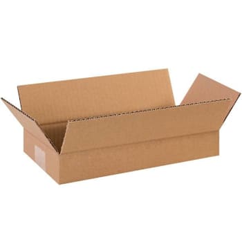 Box Partners Flat Corrugated Boxes 14"X6"X2" Kraft Package Of 25