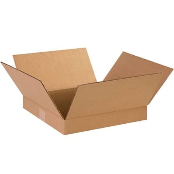 Image for Box Partners Flat Corrugated Boxes 14"X14"X2" Kraft Package Of 25 from HD Supply