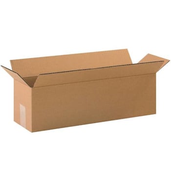 Box Partners Long Corrugated Boxes 20"X6"X6" Kraft Package Of 25
