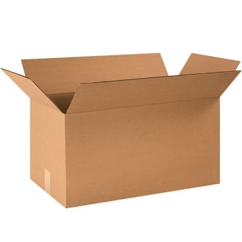 Box Partners Long Corrugated Boxes 24"X12"X12" Kraft Package Of 20