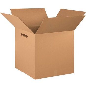 Image for Box Partners Double Wall Boxes With Hand Holes 18"X18"X18" Kraft Package Of 10 from HD Supply