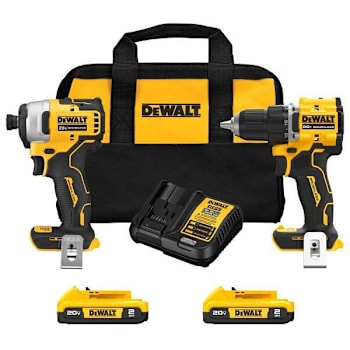 Image for DeWalt Atomic 20v Max Brushless COMPACT Drill/Driver And Impact Driver Combo Kit from HD Supply