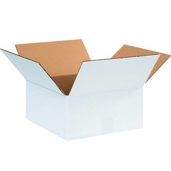 Image for Box Partners Corrugated Boxes 12"X12"X6" White Package Of 25 from HD Supply