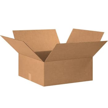 Image for Box Partners Flat Corrugated Boxes 20"X20"X8" Kraft Package Of 15 from HD Supply