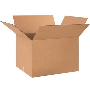 Box Partners Corrugated Boxes 24"X20"X16" Kraft Package Of 10