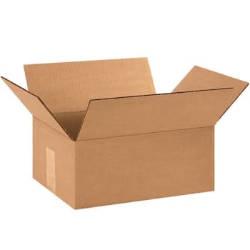 Box Partners Flat Corrugated Boxes 10"X7"X3" Kraft Package Of 25