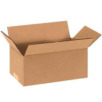Box Partners Long Corrugated Boxes 9"X4"X4" Kraft Package Of 25
