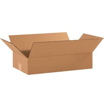 Image for Box Partners Flat Corrugated Boxes 18"X10"X4" Kraft Package Of 25 from HD Supply