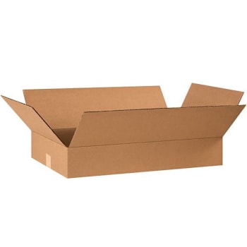 Image for Box Partners Flat Corrugated Boxes 24"X14"X4" Kraft Package Of 25 from HD Supply