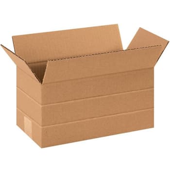 Image for Box Partners Multi-Depth Corrugated Boxes 12"X6"X6" Kraft Package Of 25 from HD Supply