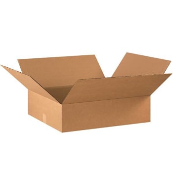 Image for Box Partners Flat Corrugated Boxes 22"X18"X6" Kraft Package Of 20 from HD Supply