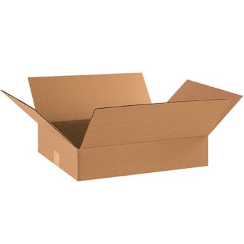 Image for Box Partners Flat Corrugated Boxes 18"X14"X4" Kraft Package Of 25 from HD Supply