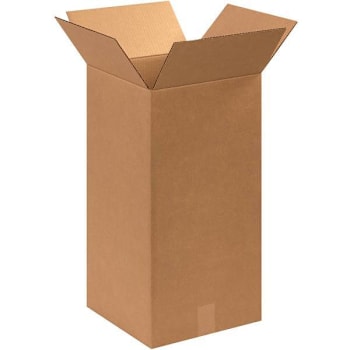 Image for Box Partners Tall Corrugated Boxes 12"X12"X24" Kraft Package Of 25 from HD Supply