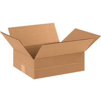 Image for Box Partners Multi-Depth Corrugated Boxes 12"X10"X4" Kraft Package Of 25 from HD Supply