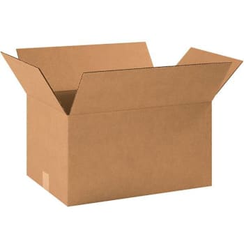 Box Partners Corrugated Boxes 18 1/2"X12 1/2"X10" Kraft Package Of 20