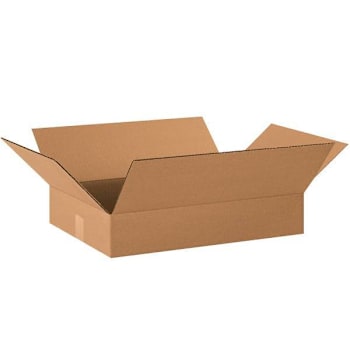 Image for Box Partners Flat Corrugated Boxes 20"X14"X3" Kraft Package Of 25 from HD Supply