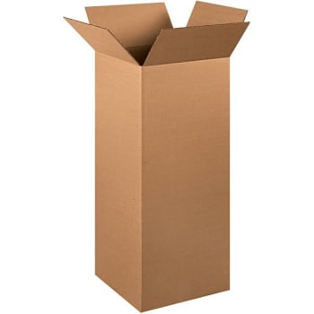 Image for Box Partners Tall Corrugated Boxes 12"X12"X30" Kraft Package Of 15 from HD Supply