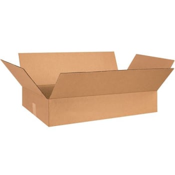 Box Partners Flat Corrugated Boxes 26"X17"X5" Kraft Package Of 25