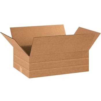 Box Partners Multi-Depth Corrugated Boxes 18"X12"X6" Kraft Package Of 25