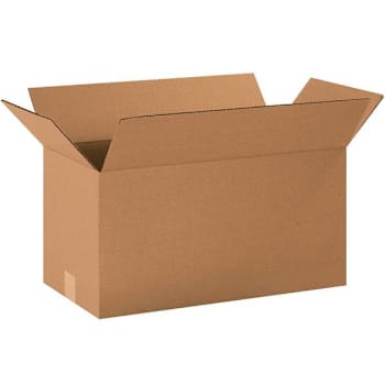 Box Partners Long Corrugated Boxes 20"X10"X10" Kraft Package Of 25