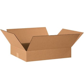 Image for Box Partners Flat Corrugated Boxes 20"X16"X4" Kraft Package Of 25 from HD Supply