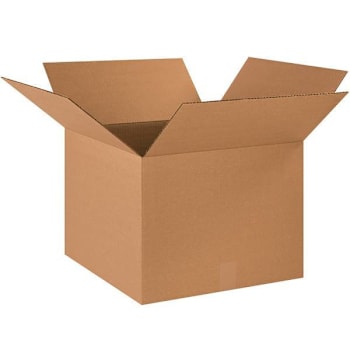 Box Partners Corrugated Boxes 18"X18"X14" Kraft Package Of 20