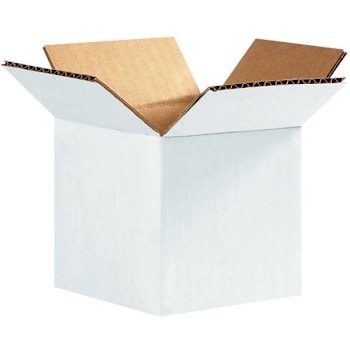 Image for Box Partners Corrugated Boxes 4"X4"X4" White Package Of 25 from HD Supply
