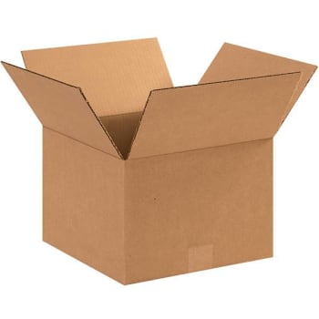 Box Partners Corrugated Boxes 12"X12"X8" Kraft Package Of 25
