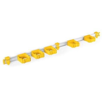 Toolflex One 37" Tool Organizer With 5 Universal Holders Yellow