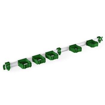 Toolflex One 37" Tool Organizer With 5 Universal Holders Green