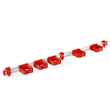 Toolflex One 37" Tool Organizer With 5 Universal Holders Red