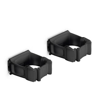Toolflex One Universal Holder Includes Wall Adapter Black Package Of 2