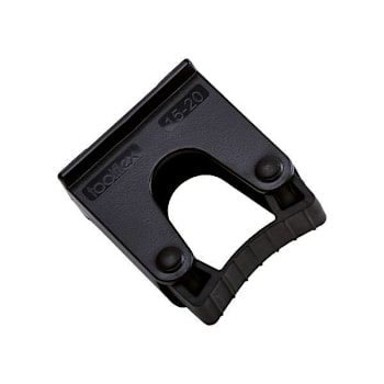 Toolflex Original Small Tool Holder Mounts To Wall Or 20-36" Rail Black Package Of 2