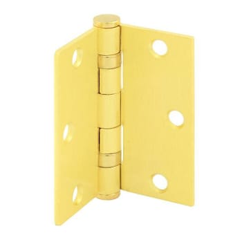 Image for Prime-Line 3-1/2" Commercial Pivot Door Hinge, Satin Brass, Package Of 3 from HD Supply