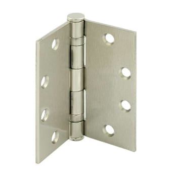 Prime-Line 4-1/2" Commercial Pivot Door Hinge, Satin Nickel, Package Of 3